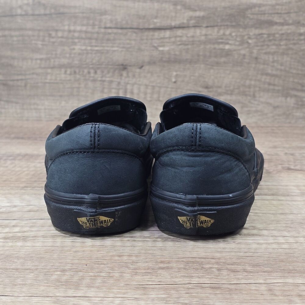 Vans ID Classic Slip On Men's Size 6.5 Women’s Size 8 Black Nubuck Shoes (721278 - Picture 4 of 9